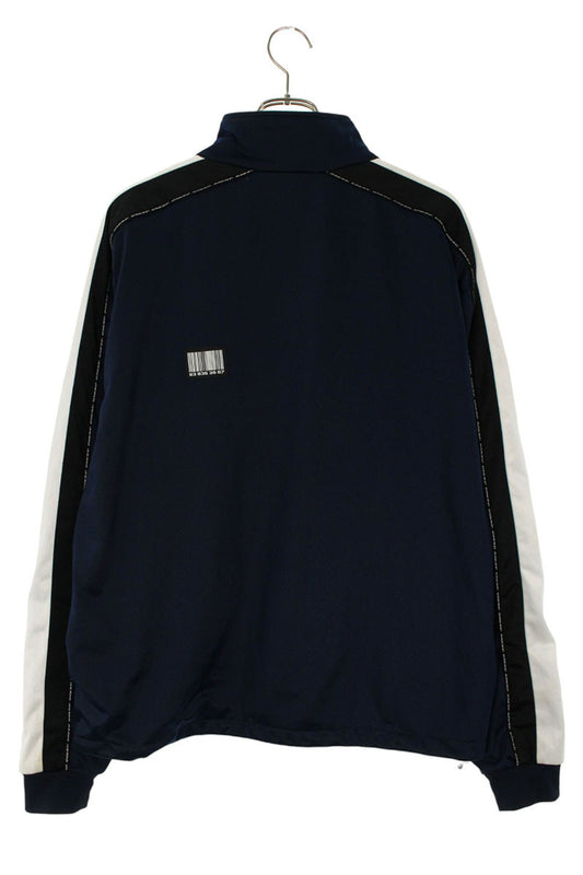 VTMNTS Navy Poly Zip Track Jacket Size M