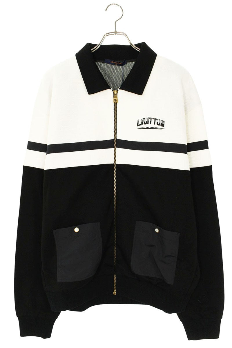 LOUISVUITTON 25AW Logo Hybrid Jersey Zip-Up Multi Size XXL