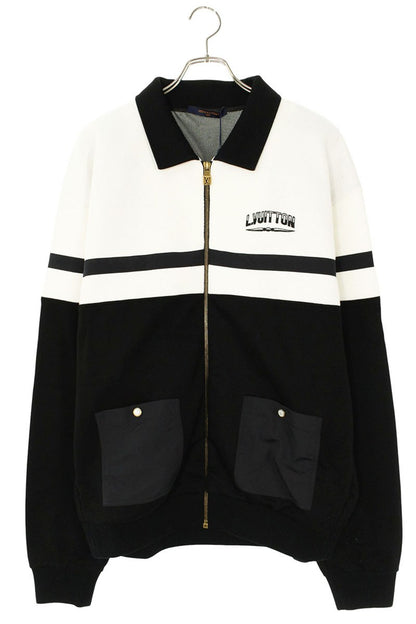 LOUISVUITTON 25AW Logo Hybrid Jersey Zip-Up Multi Size XXL
