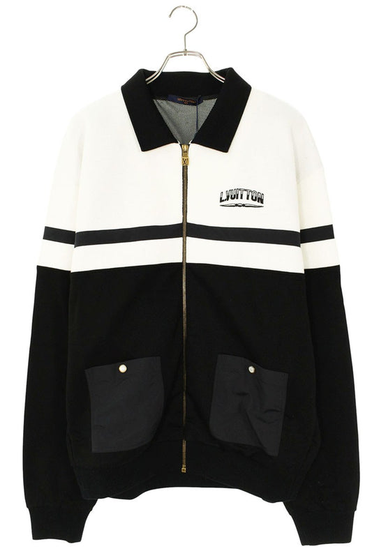 LOUISVUITTON 25AW Logo Hybrid Jersey Zip-Up Multi Size XXL