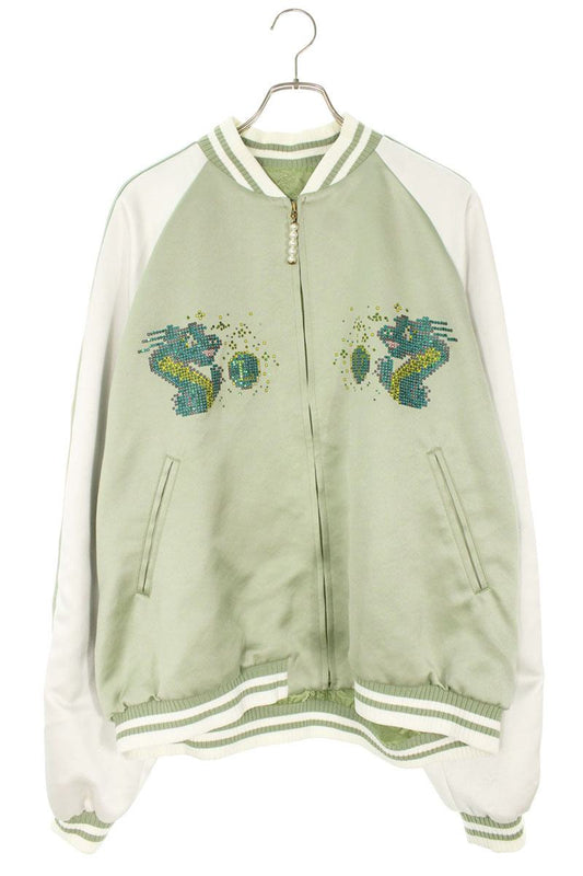 LOUISVUITTON 24SS Sequin Beaded Souvenir Jacket Size XXL