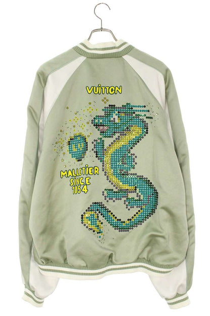 LOUISVUITTON 24SS Sequin Beaded Souvenir Jacket Size XXL