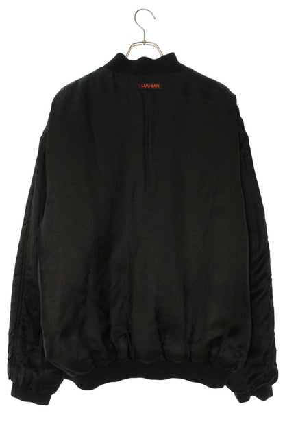LUU DAN Leather Blouson Black Size 48
