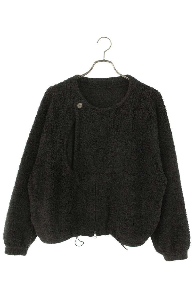 Omar Afridi Rajasthan Fleece Hoodie Gray Wool Blend Size S