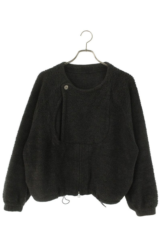 Omar Afridi Rajasthan Fleece Hoodie Gray Wool Blend Size S