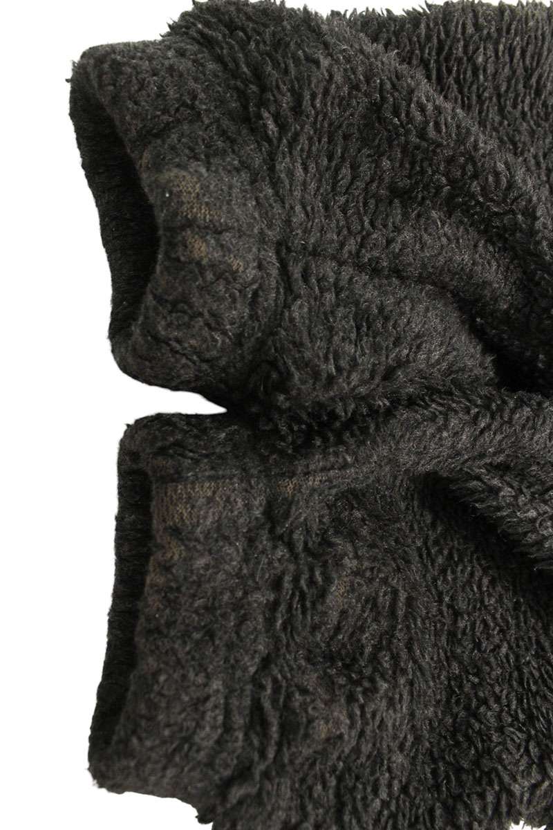 Omar Afridi Rajasthan Fleece Hoodie Gray Wool Blend Size S