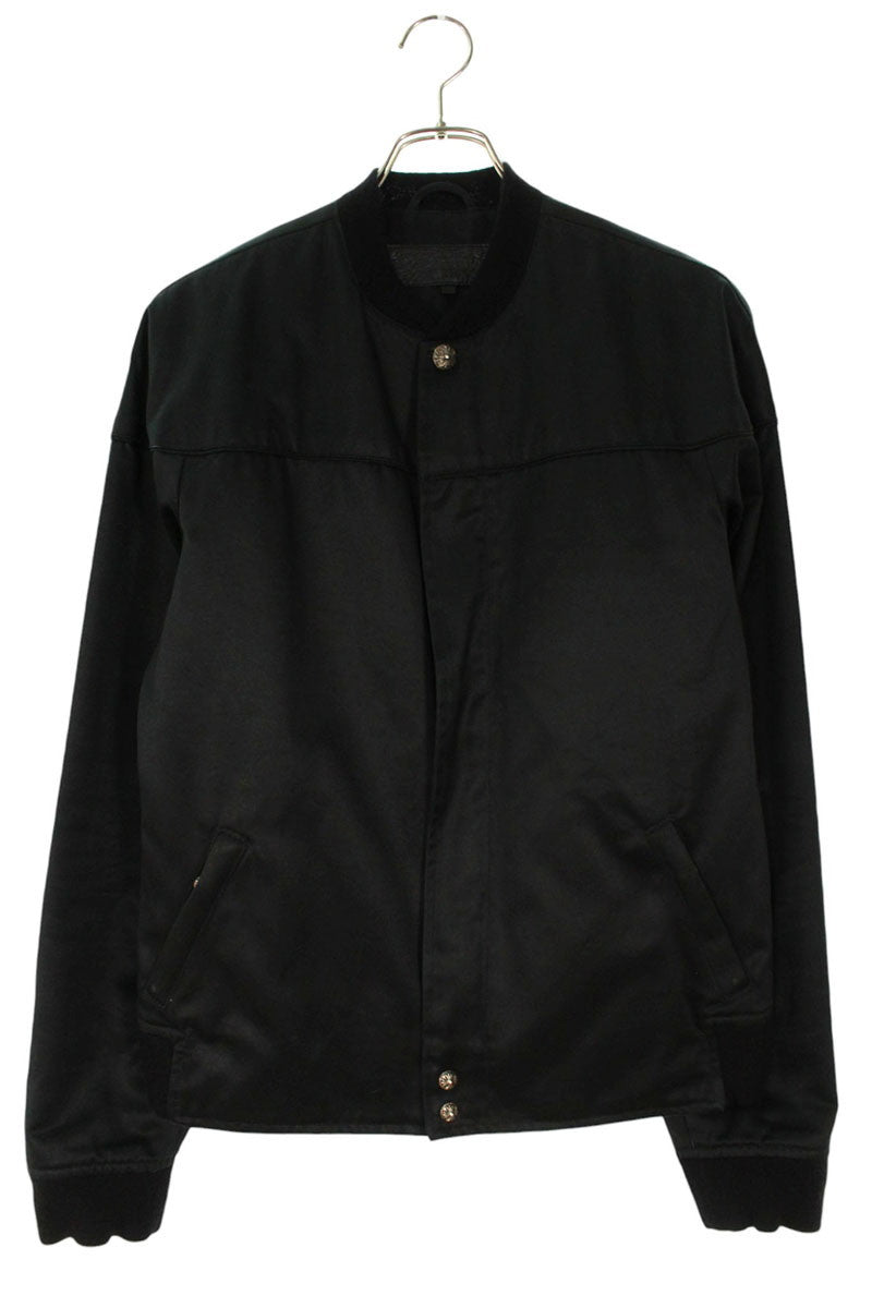 Chrome Hearts Quilted Double Zip Jacket Black/Silver Size M