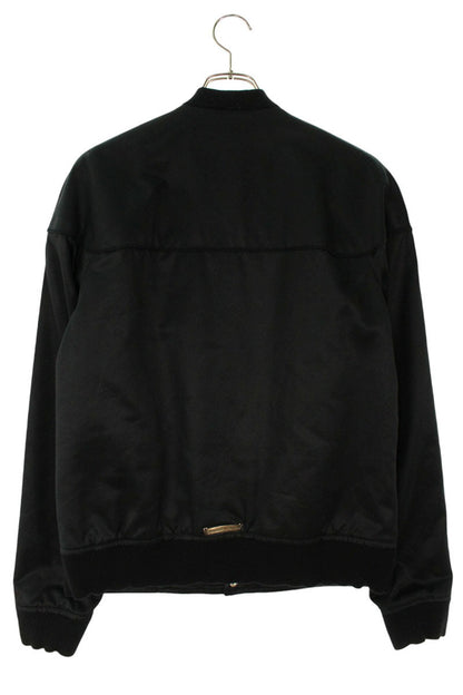 Chrome Hearts Quilted Double Zip Jacket Black/Silver Size M