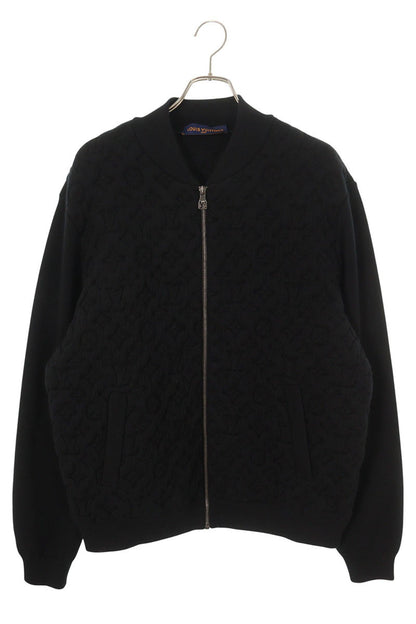 LOUISVUITTON Monogram All-Over Wool Blend Jacket Size XL
