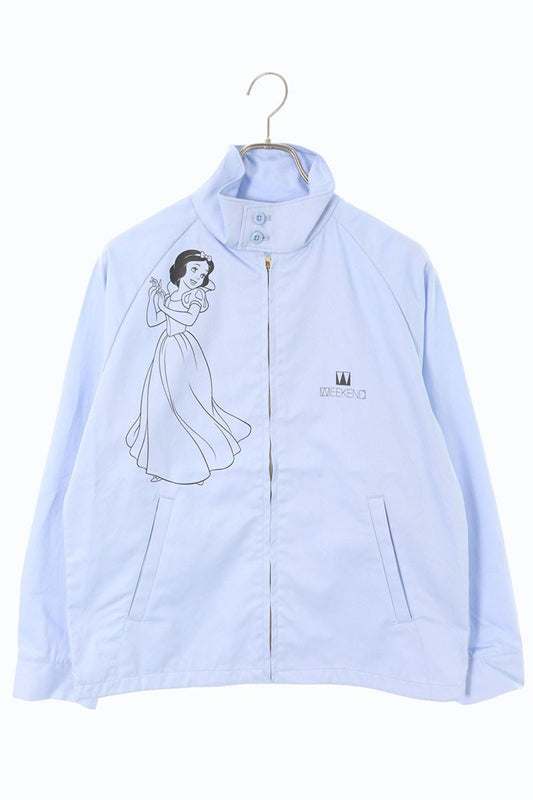 SEQUEL 24AW WEEKEND SNOW WHITE Print Blouson Blue Size S