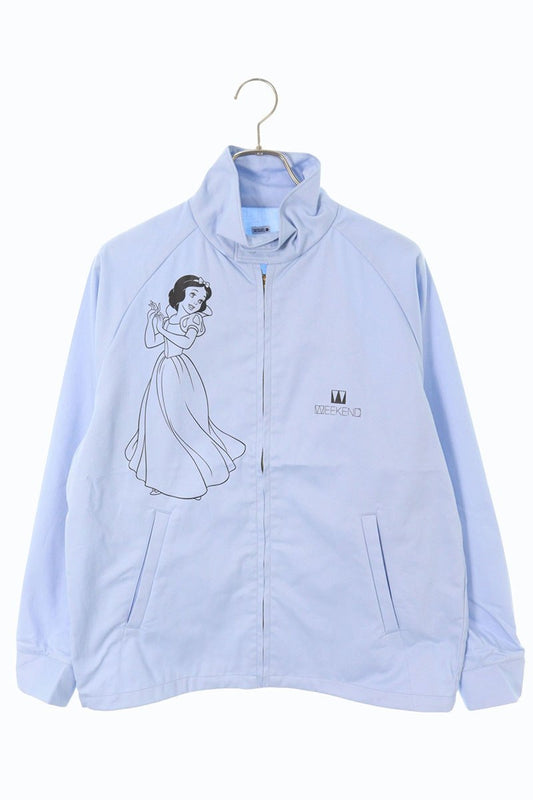SEQUEL 24AW WEEKEND SNOW WHITE Print Blouson Blue Size M