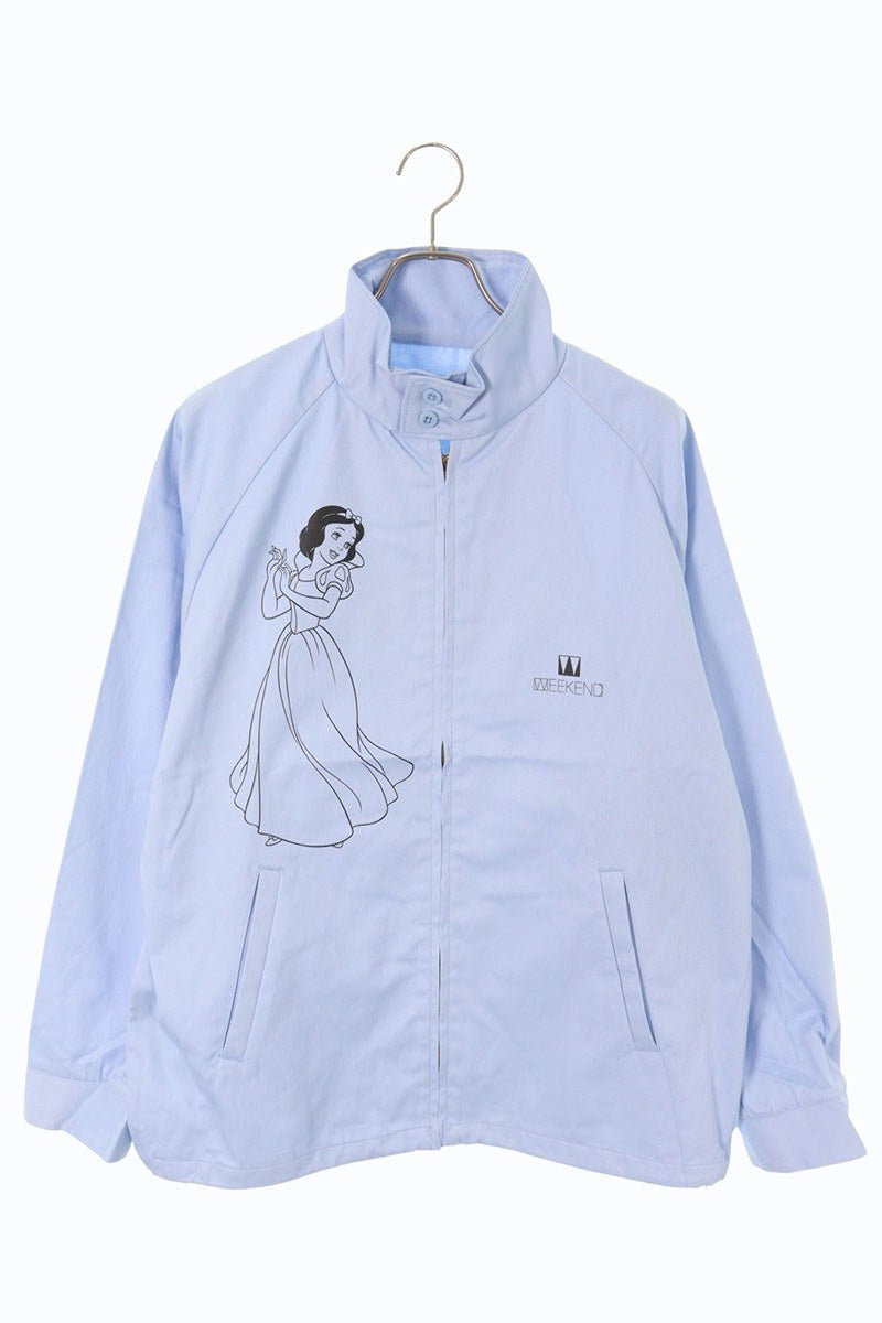 SEQUEL 24AW WEEKEND SNOW WHITE Print Blouson Blue Size XL