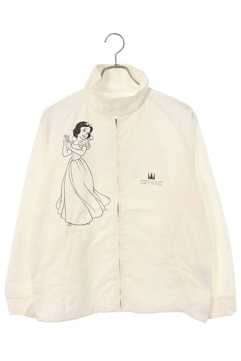 SEQUEL 24AW WEEKEND SNOW WHITE Print Blouson White Size M