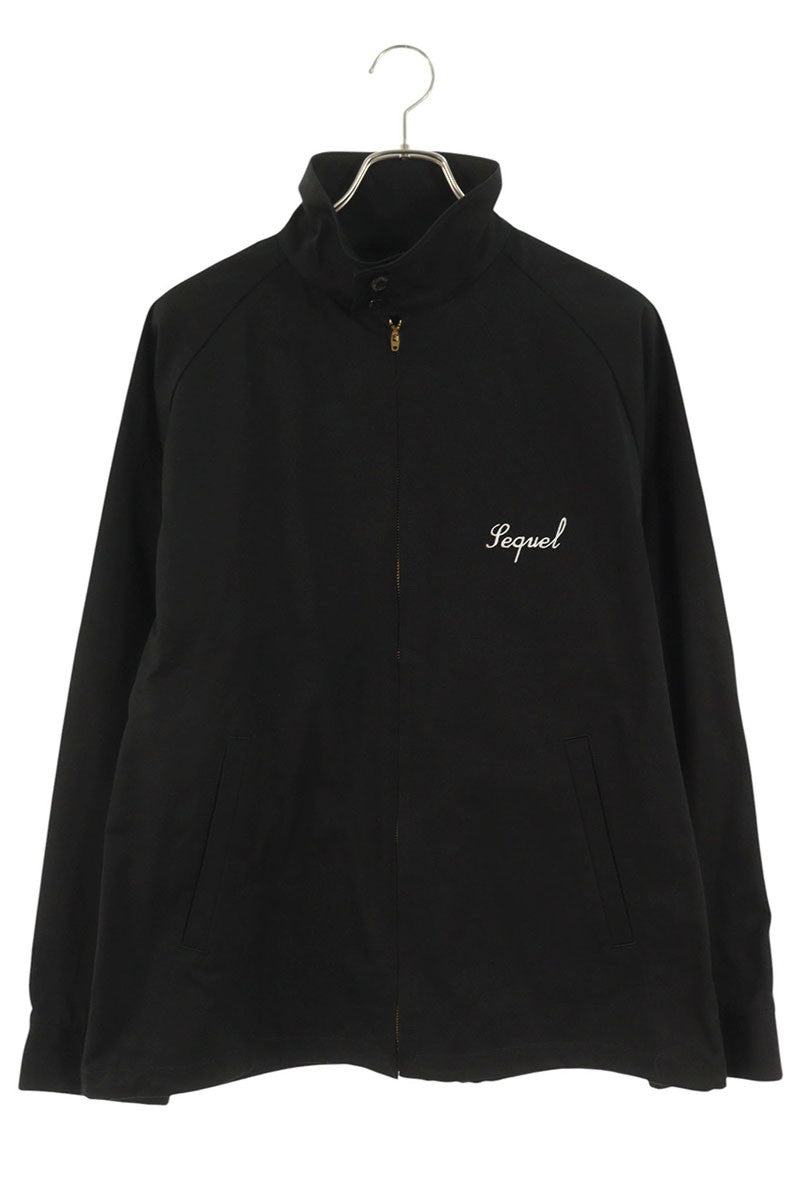 SEQUEL Logo Embroidered Cotton Blouson Black Size L