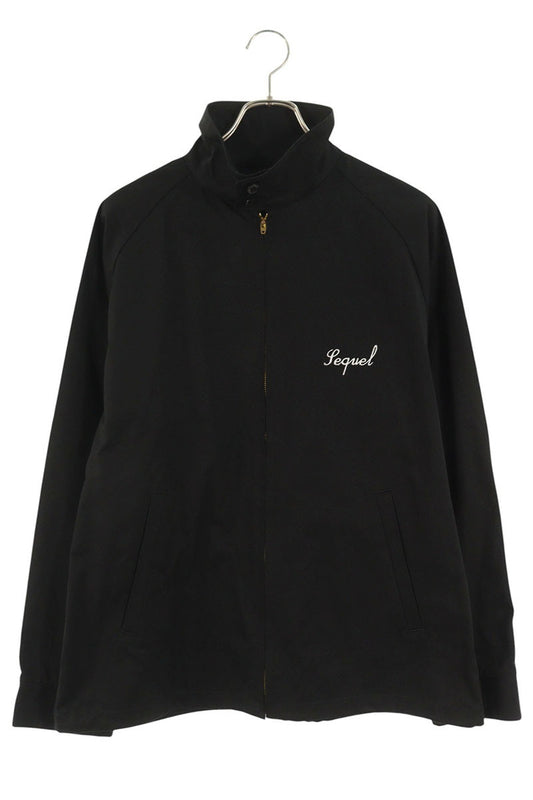 SEQUEL Logo Embroidered Cotton Blouson Black Size L