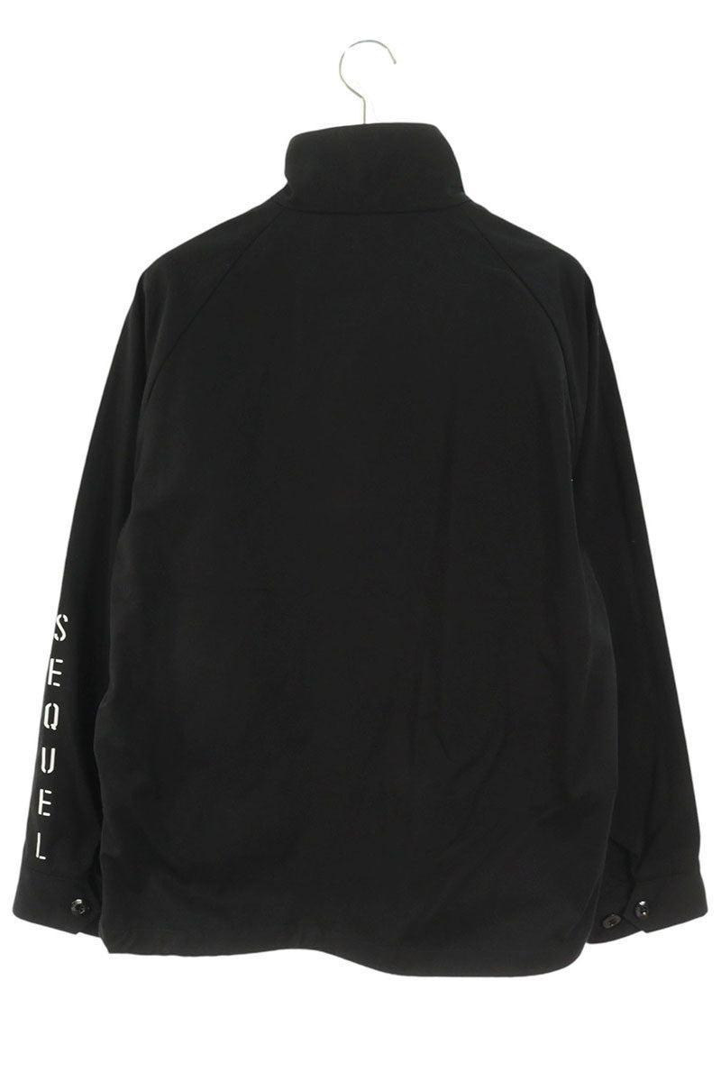 SEQUEL Logo Embroidered Cotton Blouson Black Size L