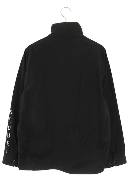 SEQUEL Logo Embroidered Cotton Blouson Black Size L