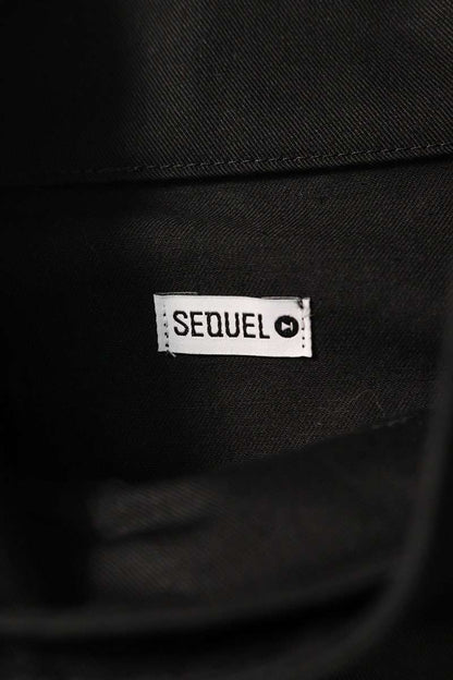 SEQUEL Logo Embroidered Cotton Blouson Black Size L