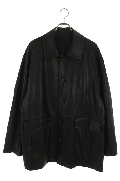 stein Faux Leather Coverall Blouson Black Size S