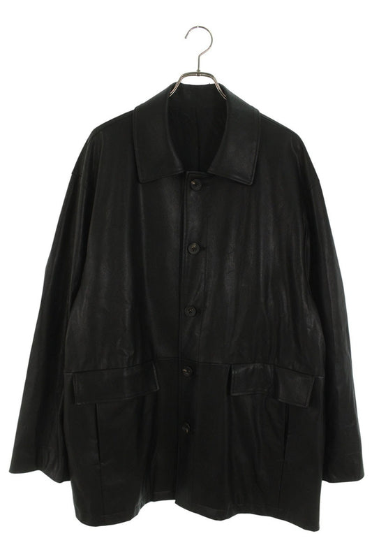 stein Faux Leather Coverall Blouson Black Size S