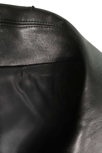 stein Faux Leather Coverall Blouson Black Size S