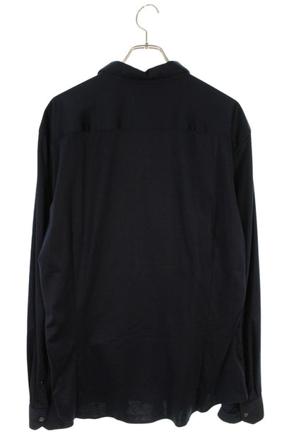 GIORGIOARMANI Cotton Zip Shirt Blouson Navy Size S