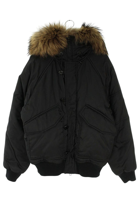LOUISVUITTON NIGO Aviator Fur Hooded Bomber Jacket Size XL