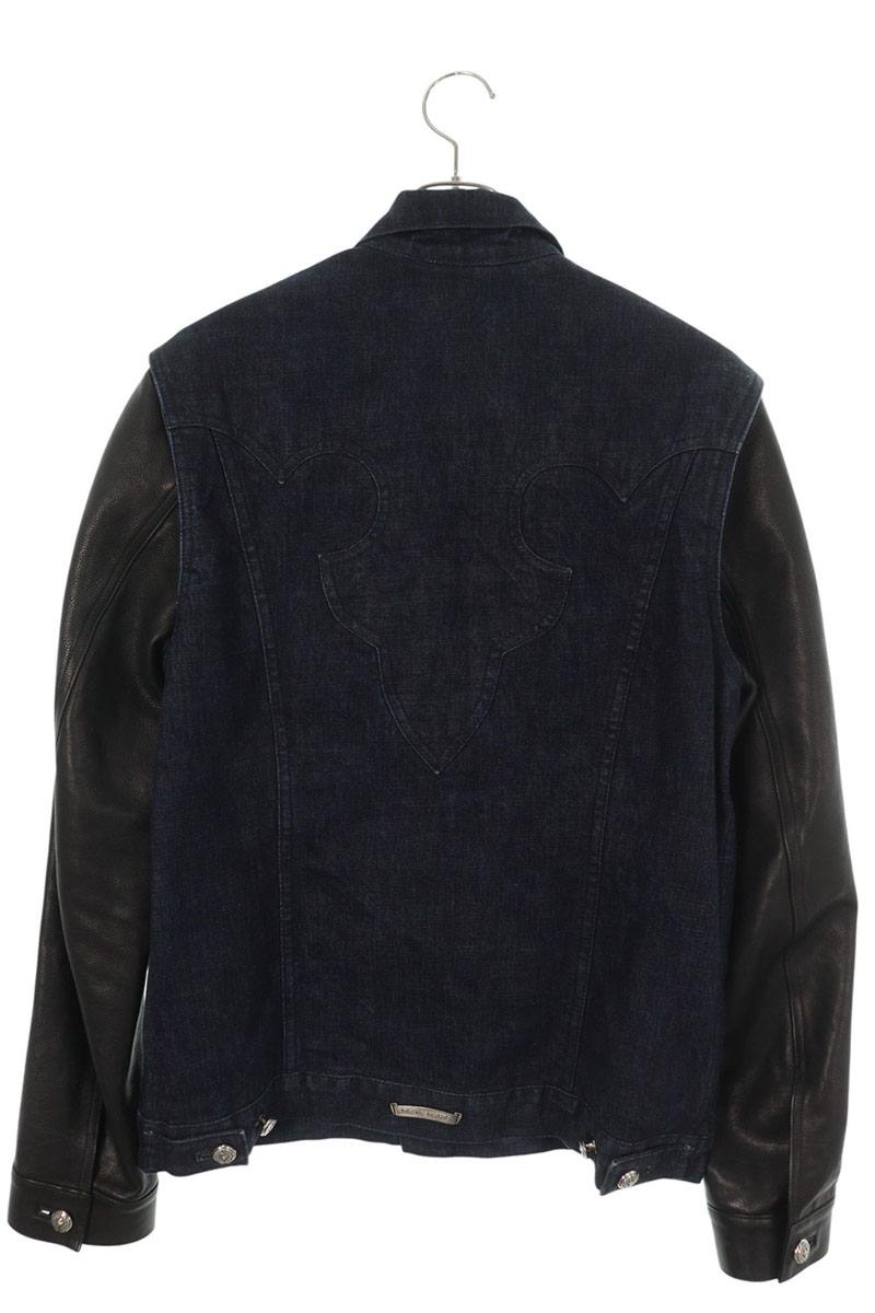 Chrome Hearts Leather Trim Horseshoe Button Blouson Size M