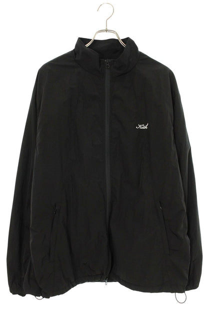 KITH Logo Embroidered Zip Blouson Black Size XL