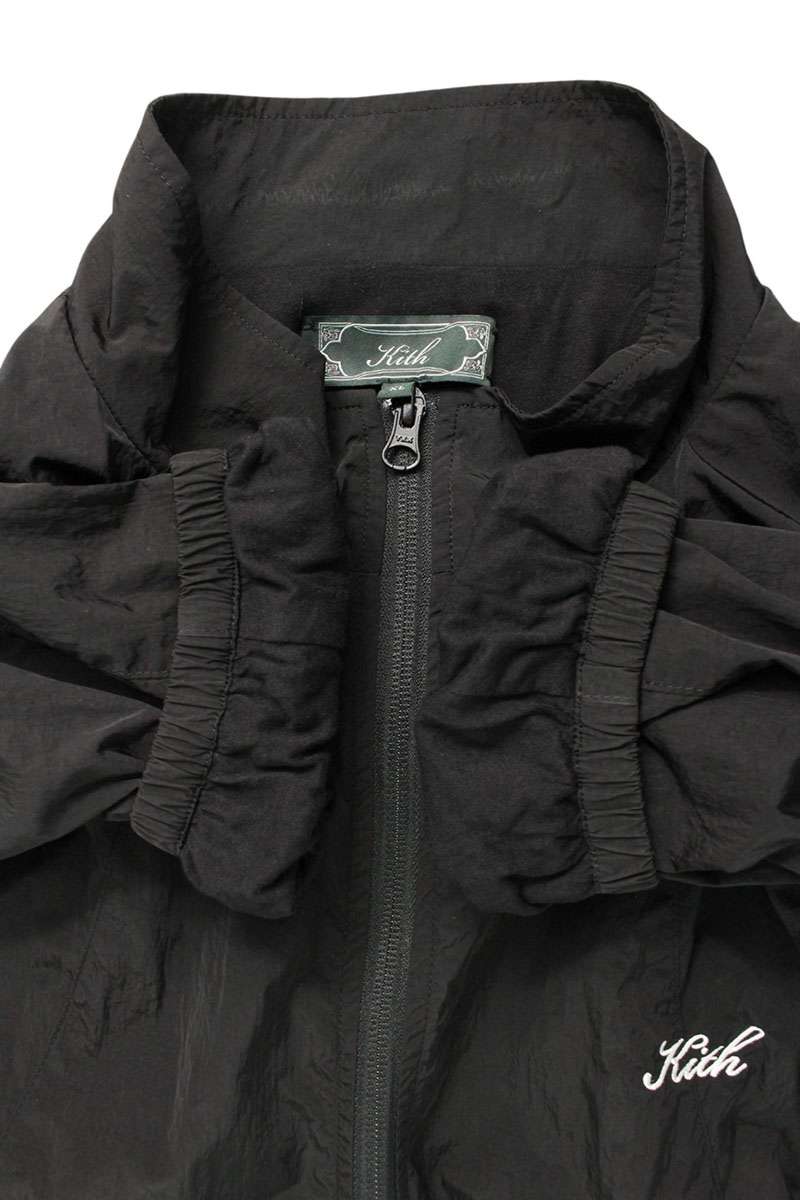 KITH Logo Embroidered Zip Blouson Black Size XL