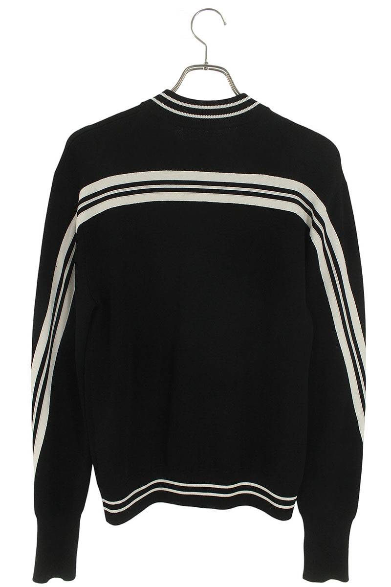 Neil Barrett Line Design Zip Blouson Black White Size S