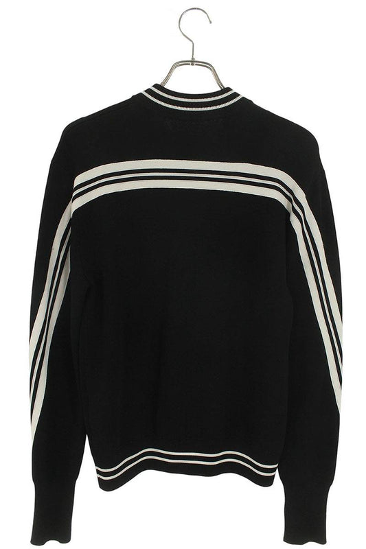 Neil Barrett Line Design Zip Blouson Black White Size S