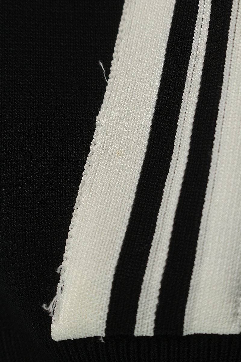 Neil Barrett Line Design Zip Blouson Black White Size S