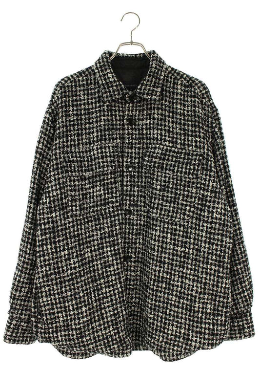 SOPHNET Houndstooth Tweed Shirt Blouson Black/White Size M