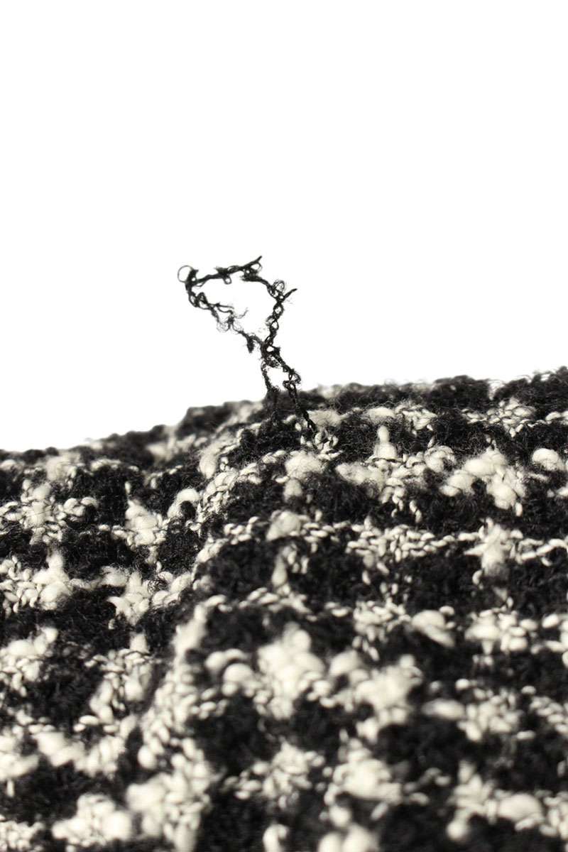 SOPHNET Houndstooth Tweed Shirt Blouson Black/White Size M