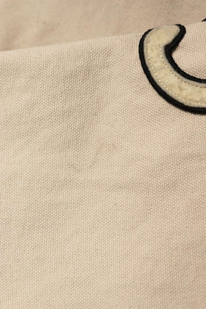 PRADA Cotton Canvas Patchwork Blouson White Size XXS