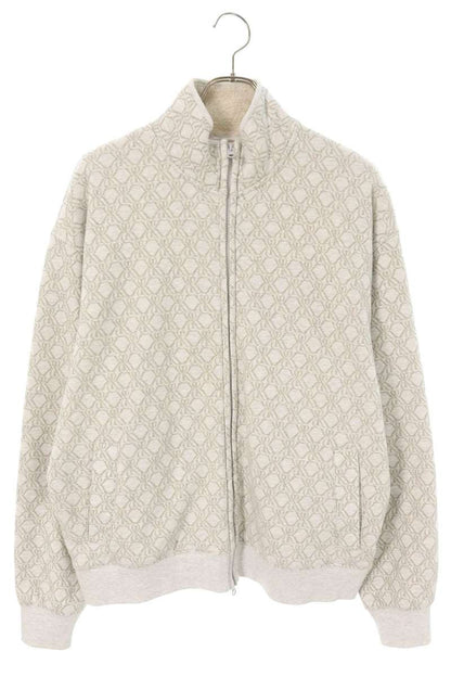 KITH Bonded Fleece Wyona Full Zip Bone Pattern Size M