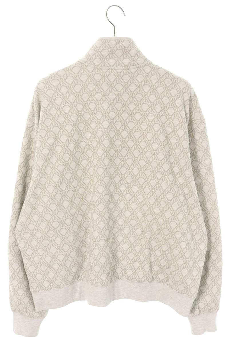 KITH Bonded Fleece Wyona Full Zip Bone Pattern Size M