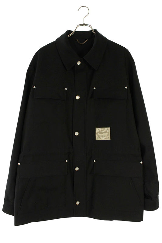 LOUISVUITTON 25AW Flap Pocket Field Jacket Black Size XXL