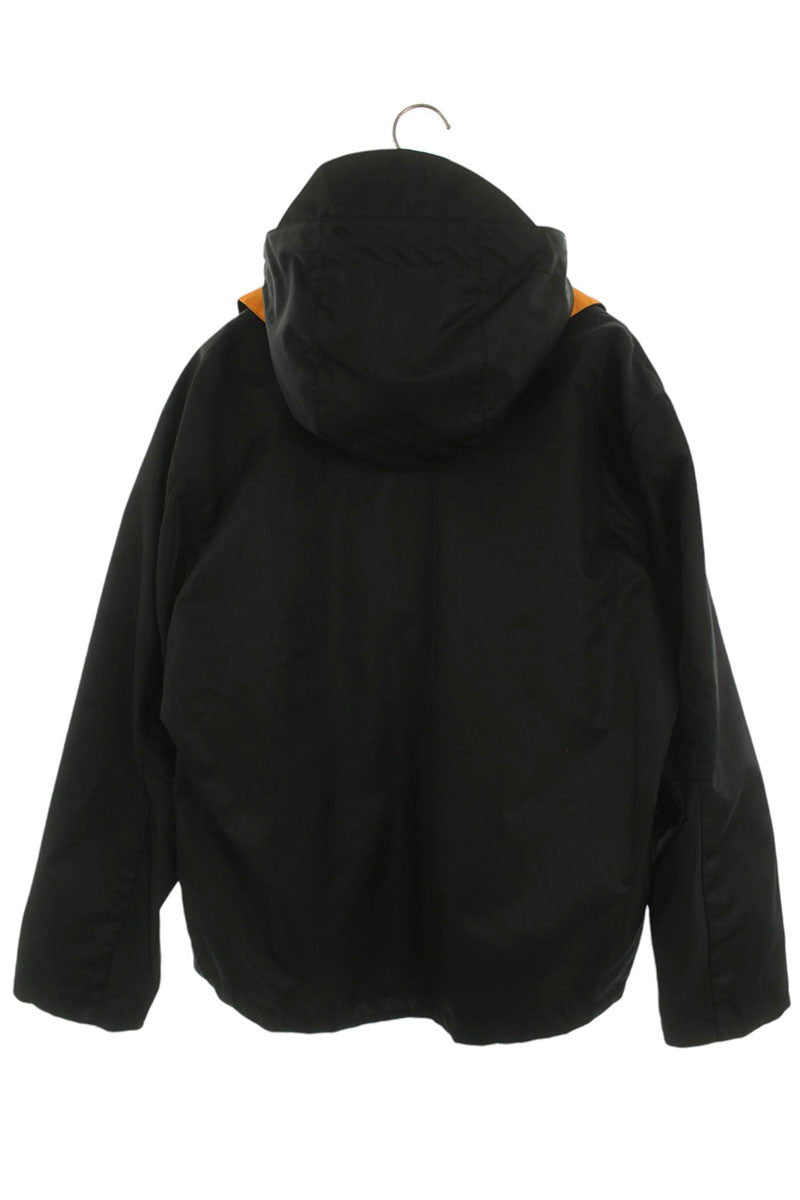 GUCCI 25SS Logo Patch Nylon Twill Blouson Size S