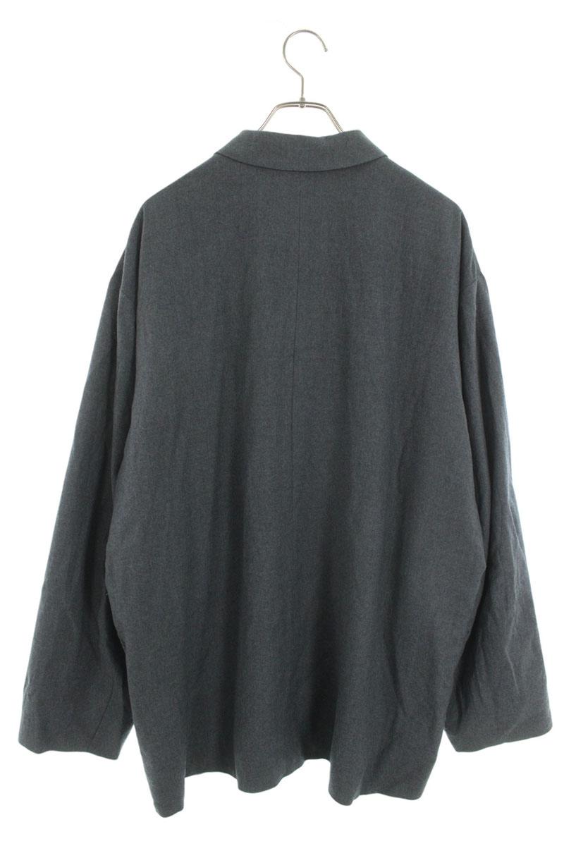 ATON Zip-Up Wool Blouson Gray Size 6