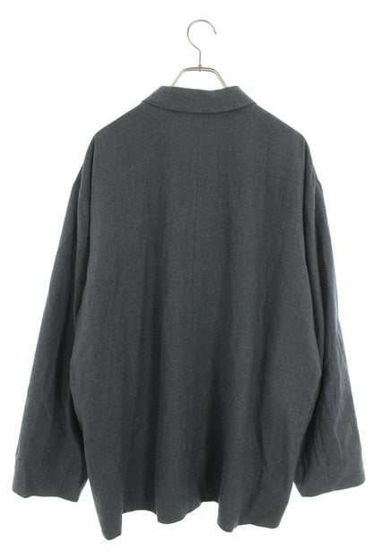 ATON Zip-Up Wool Blouson Gray Size 6