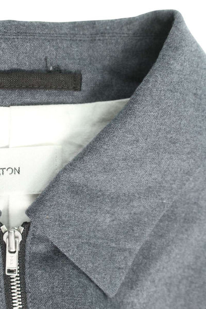 ATON Zip-Up Wool Blouson Gray Size 6