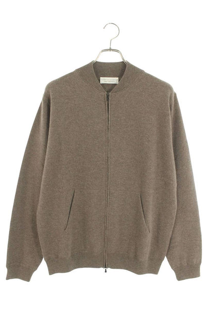FILIPPO DE LAURENTIIS Cashmere Driver Knit Brown Size XL
