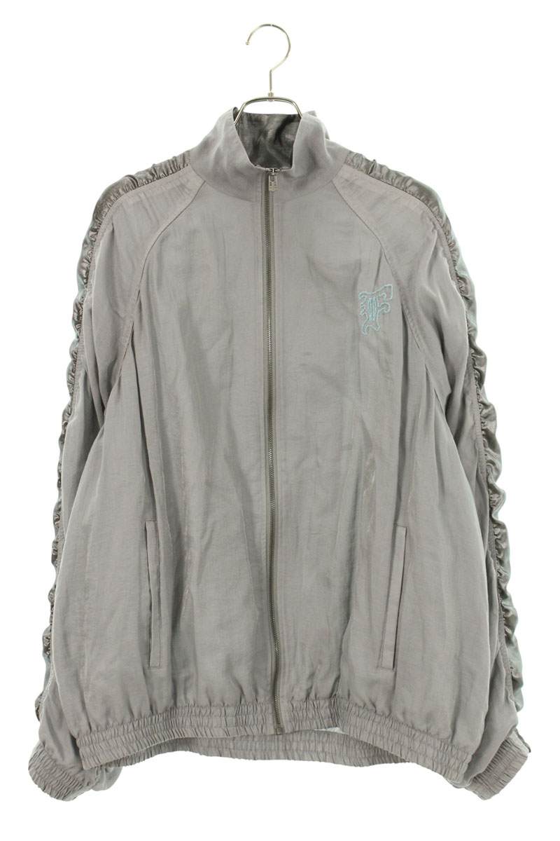 FACETASM Metallic Track Jacket Grey Size XL