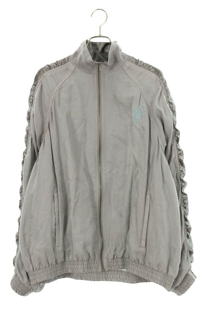 FACETASM Metallic Track Jacket Grey Size XL