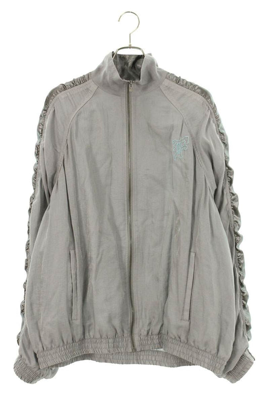 FACETASM Metallic Track Jacket Grey Size XL