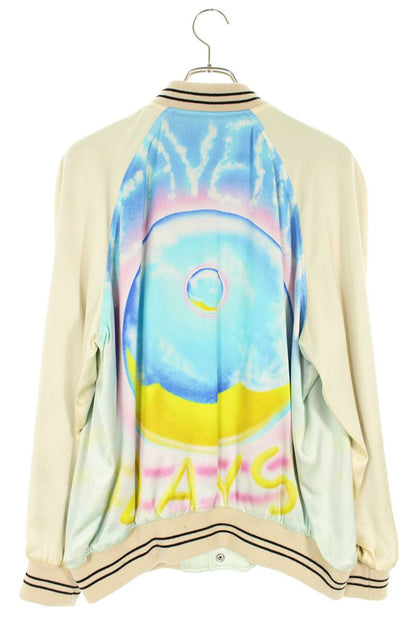 CELINE 22SS Satin Teddy Jacket Multi-Color Size XS