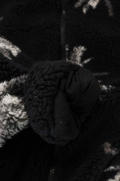 WIND AND SEA Palm Tree Fleece Hoodie Black Size L
