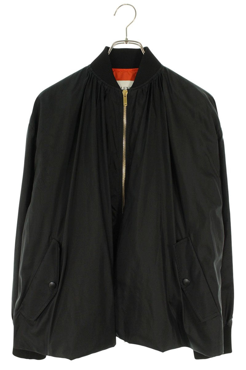Valentino MA-1 Zip Up Blouson Black Size 36